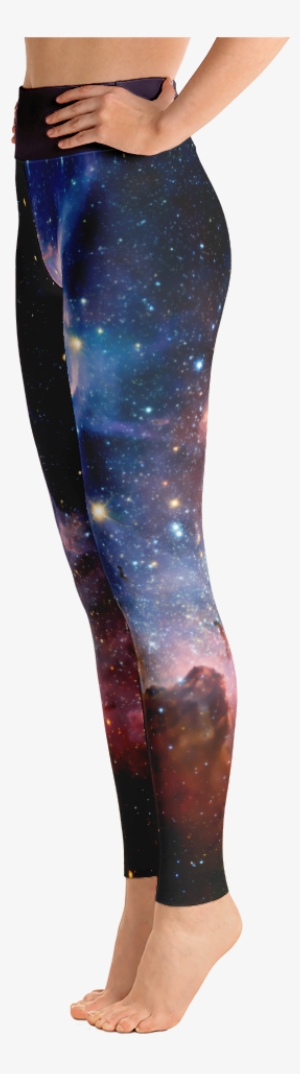 Nebula Outer Space Print High Waist Leggings