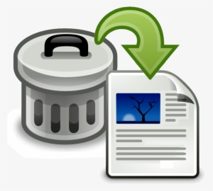 File - Rescuedfromtrashcan - Trash Can Clip Art