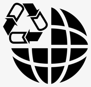 Earth Grid With Recycle Symbol Vector - Driven Business