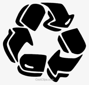 Recycle Symbol Royalty Free Vector Clip Art Illustration - Education