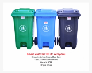 Garbage Bin 100 Liter With Pedal - Waste Container