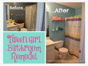 Tween Bathroom Remodel - Teenage Girl Bathroom Colors