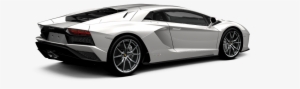 Lamborghini Aventador White Back