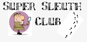 I'm Natalie Ahcadefire - Cartoon Detective With Magnifying Glass