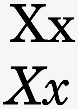 Alphabet Latin X - Letter X