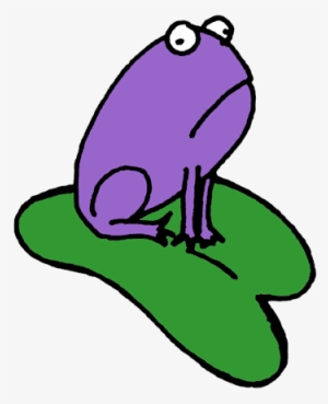 Purple Frog Clipart