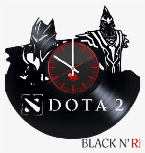 Dota 2 Handmade Vinyl Record Wall Clock Fan Gift - Dota 2