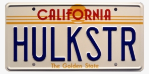 Hulkstr Prop Plate Memorabilia For Wrestling Fans Starring - Back To The Future License