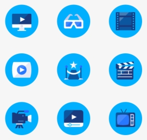Video - Icons Png Blue