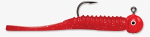 Fgrj Flap Tail Jig Red Lightning Effect Png - Vmc Fgrj150glrd Flap Tail Jig, 1/50 Oz