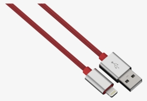"color Line" Charging/data Cable, Lightning, Aluminium, - Hama Cable Lightning 1.0 M Colorline Red
