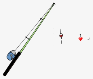 How To Set Use Fishing Pole Heart Clipart