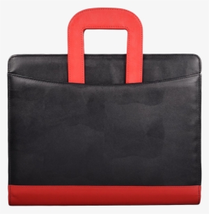Coi Faux Leather Cheery Black And Red File Folder /