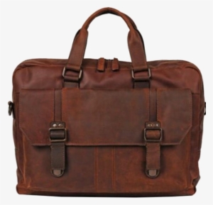 Handcrafted Vintage Leather Briefcase - Briefcase Png