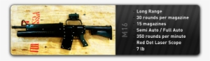 Guns-m16 - Assault Rifle