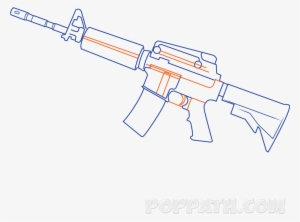 Png Free Library How To Draw A M Pop Path - Ranged Weapon