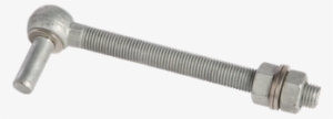 Hot-dip Galvanised Hangerbolt M16 - 2 Charnières M16 Bouchons Alu 40x40mm Pour Portillon