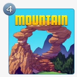 Earth Island Mountain Icon - Icon