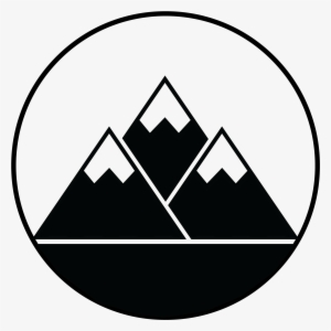 Mountain Icon - Clipart Mountain Silhouette