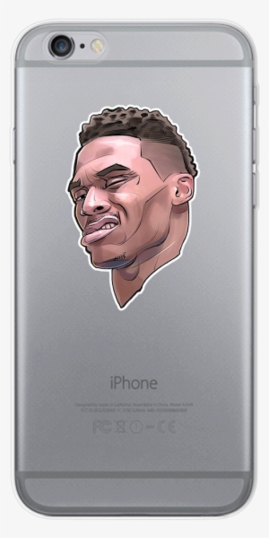 Russell Westbrook Meme Iphone Case - Sinjipouch B3 Stick-on Wallet Making Your Smart Phone