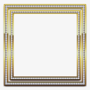 Diamond Frame Png - Gold And Silver Frame