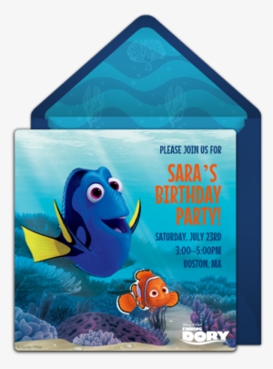 Finding Dory Online Invitation - Puzzle 2 X 20 Pieces, Nemo's Adventures