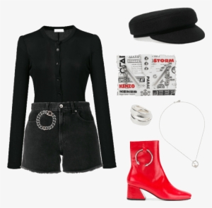 Red Flames - Kenzo Women's Kalifornia Wallet On A Chain - White