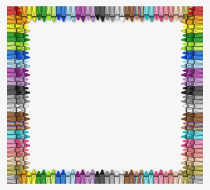 Transparent Crayon Border Clipart Crayon Drawing Clip - Crayon Border Transparent Background