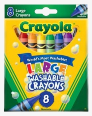 Crayola Washable Large Crayons - Crayola - 8 Large Washable Crayons