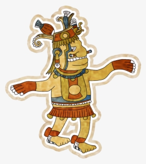 Aztec God Png Clip Art Free Download - Centeotl Aztec God