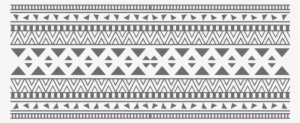 Image Freeuse Mexican Pattern Png Grey And White Library - Transparent Tribal Print Png