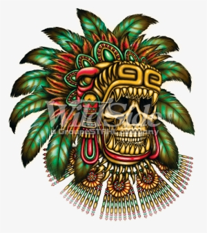 Aztec Skull Warrior - Aztec Skull