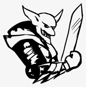 Goblin Drawing Line Art Fantasy Monster - Goblin Vector Black And White