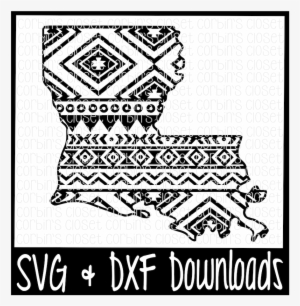Louisiana Svg * Aztec Louisiana Cut File By Corbins - Cinco De Mayo Svg