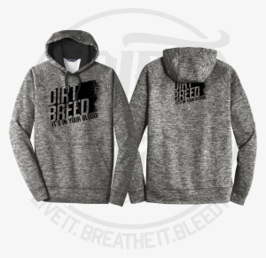 Dirtbreed Dirt Track Racing Hoodie - Sport Tek Posicharge Electric Heather Fleece Hooded