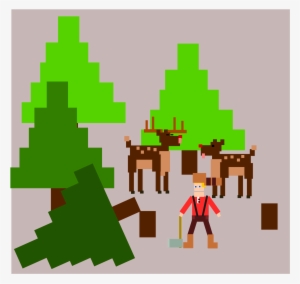 This Free Icons Png Design Of Lumberjack Sketch