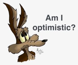 Wile E Coyote Optimism - Wile Coyote And Roadrunner Png