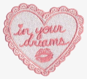 Empressamethyst On Redbubble Lips Heart Embroidery - Embroidered Patch