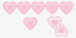 Lace Rose Hearts By Kinnohitsuji On Deviantart Png - Lace Rose Png
