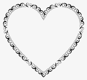 Clipart Vintage Filigree Heart - Heart Frame Vintage Png