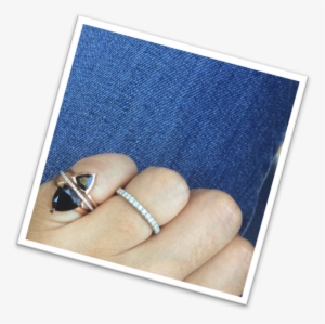 The Mini Black Spinel Self Love Pinky Ring Is Live - Ring