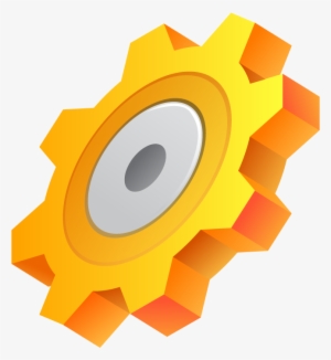 Gear-icon - Gold Settings Png Icon