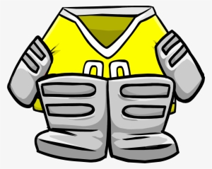 Yellow Goalie Gear Icon