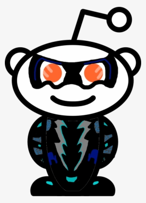 Super Rough Really Bad Black Lightning Snoo - Reddit Robot