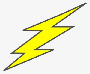 Straight Flash Bolt Clip Art At Clker - Flash Lightning Bolt Png