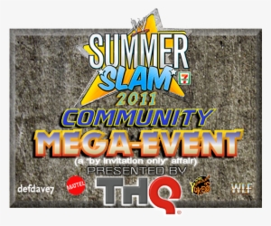 Summerslam Megaeventlogo - Poster