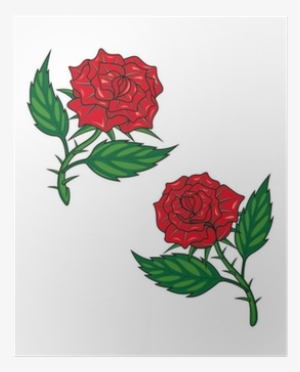 Rosas Rojas Dibujo Animado