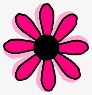 Pink Rose Clipart Pink Cartoon - Pink Flower Zazzle Heart Tote Bag, Women's, Deep Pink/lavender