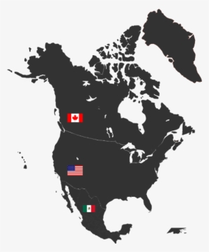 New Maps North America - North America National Borders