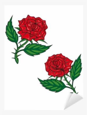 Rosas Rojas Dibujo Animado